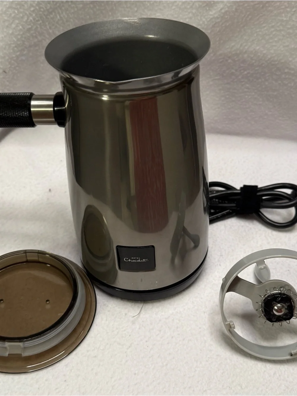 Hotel Chocolat Velvetiser Chocolate Drink Maker Frother/ Grey/ Electric